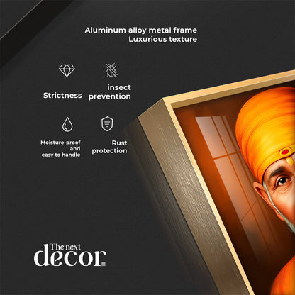 Shridi Sai Baba Premium Acrylic Square Wall Art