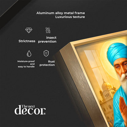 Blessing By Guru Nank Ji Premium Acrylic Square Wall Art