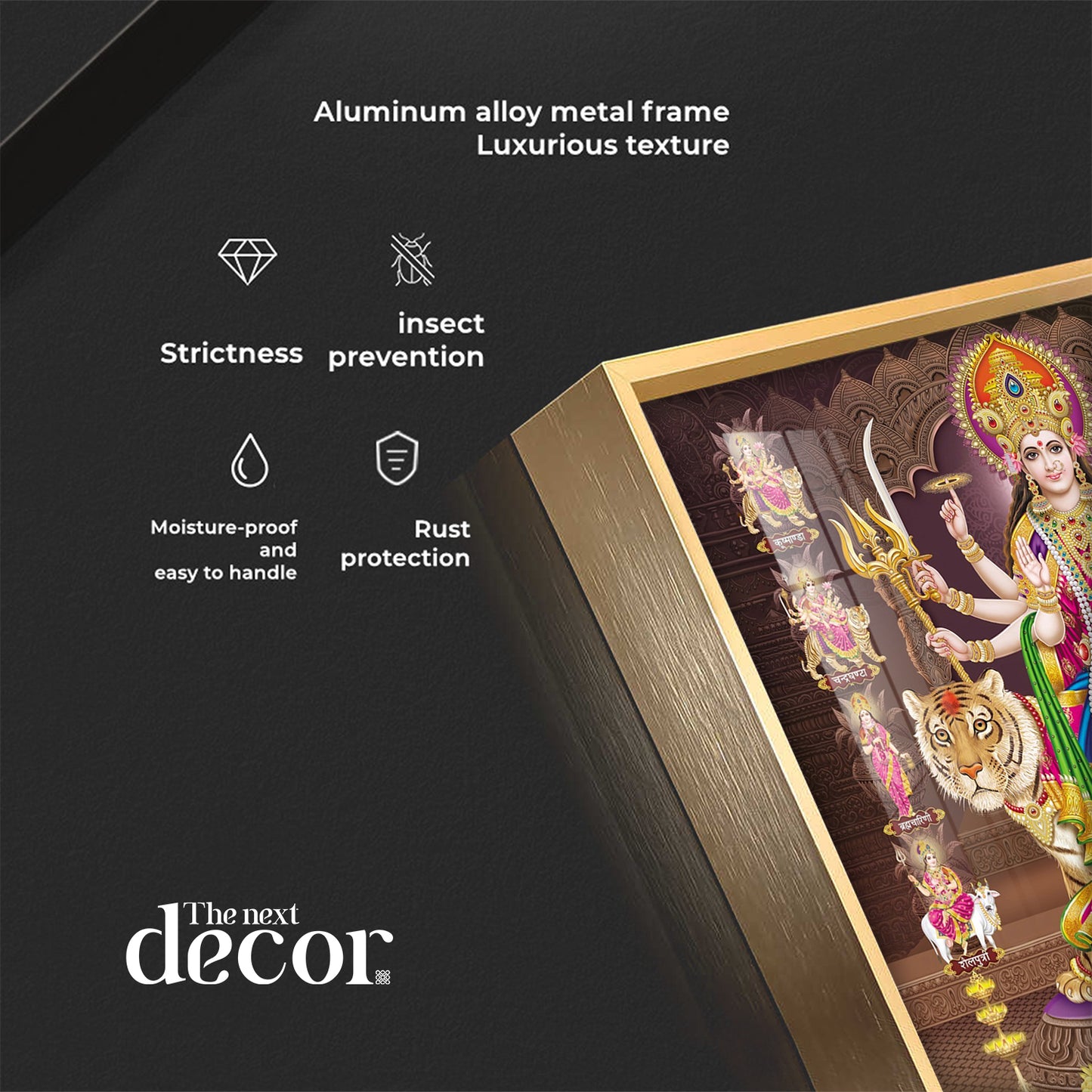 Radiant Devi Premium Acrylic Square Wall Art