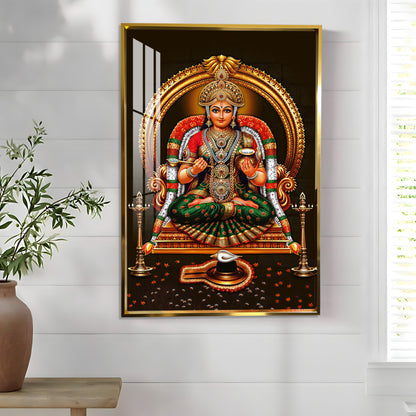 Annapurna Devi Premium Acrylic Vertical Wall Art