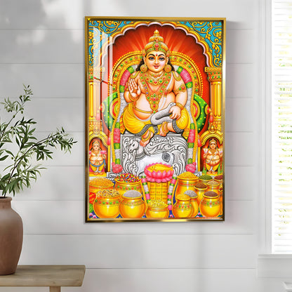 God Of Wealth And Treasurer Premium Acrylic Vertical Wall Art