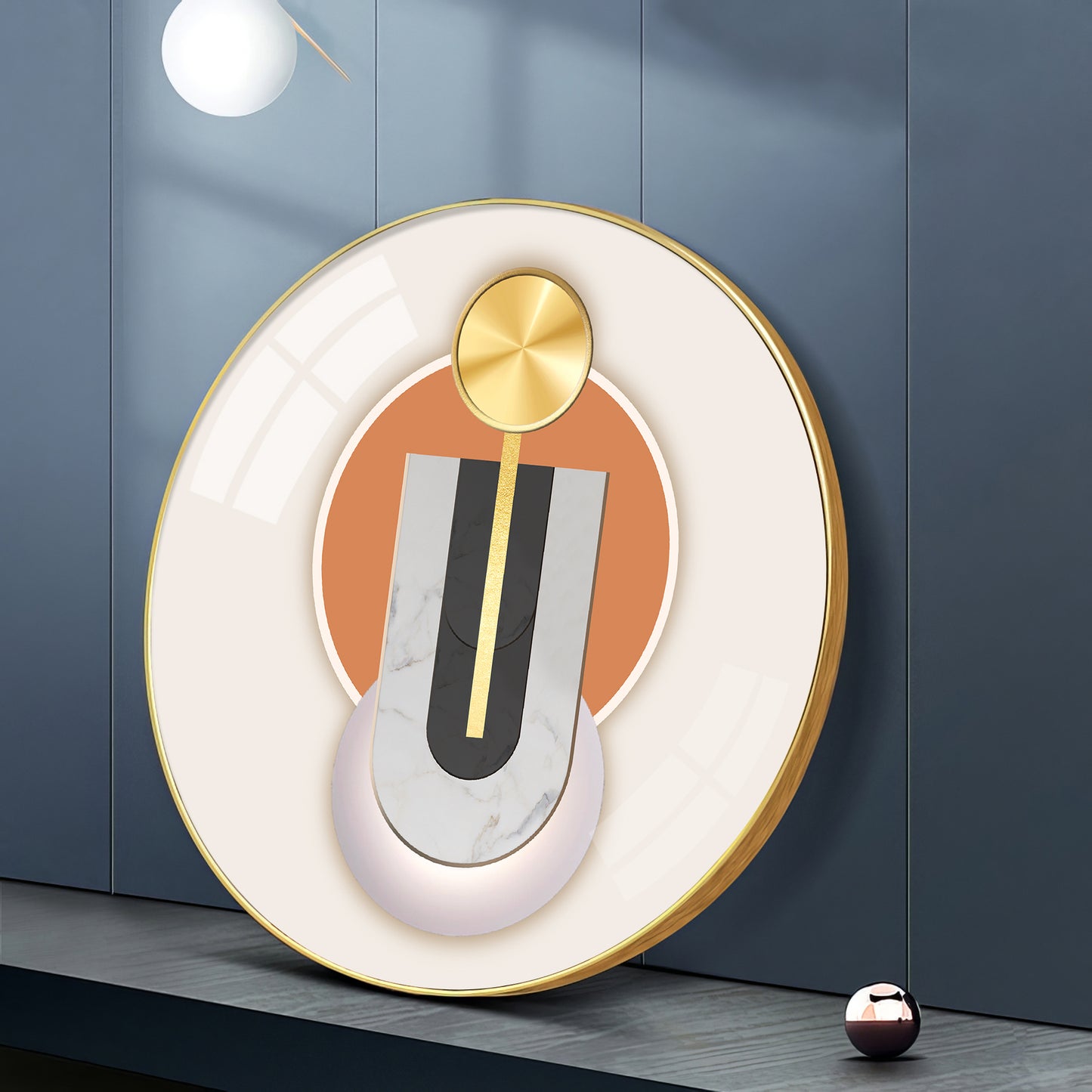 Urban Unity Premium Acrylic Round Wall Art