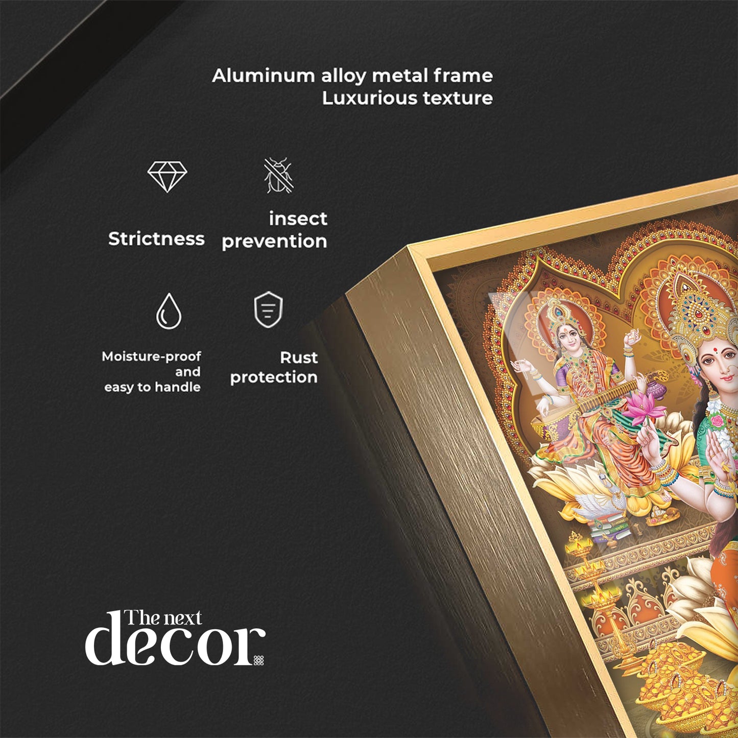 Spritual Deities Blessings Premium Acrylic Square Wall Art