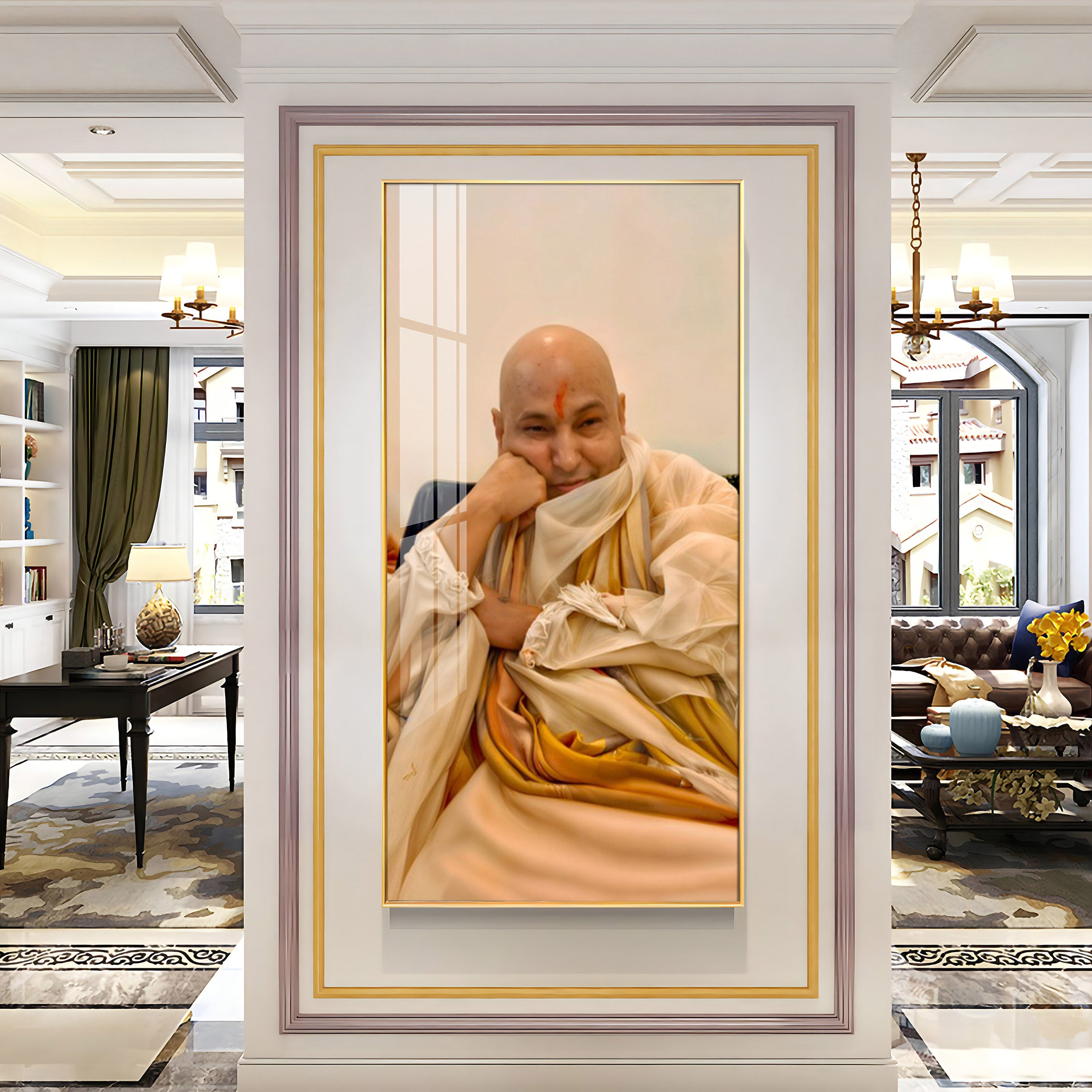Dugri Wale Guruji Premium Acrylic Vertical Wall Art
