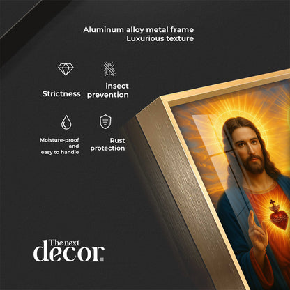 Most Sacred Heart of Jesus Premium Acrylic Square Wall Art