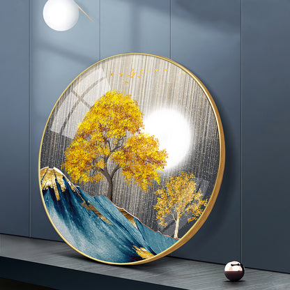 Dreaming Forest Premium Acrylic Round Wall Art