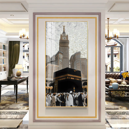 Holy Islamic Place Premium Acrylic Vertical Wall Art