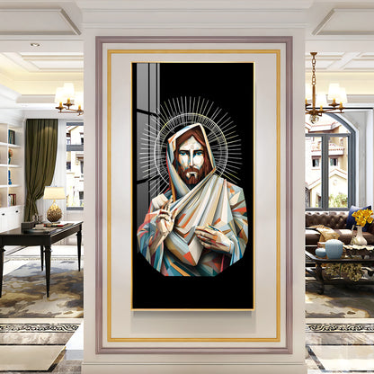 Jesus Premium Acrylic Vertical Wall Art