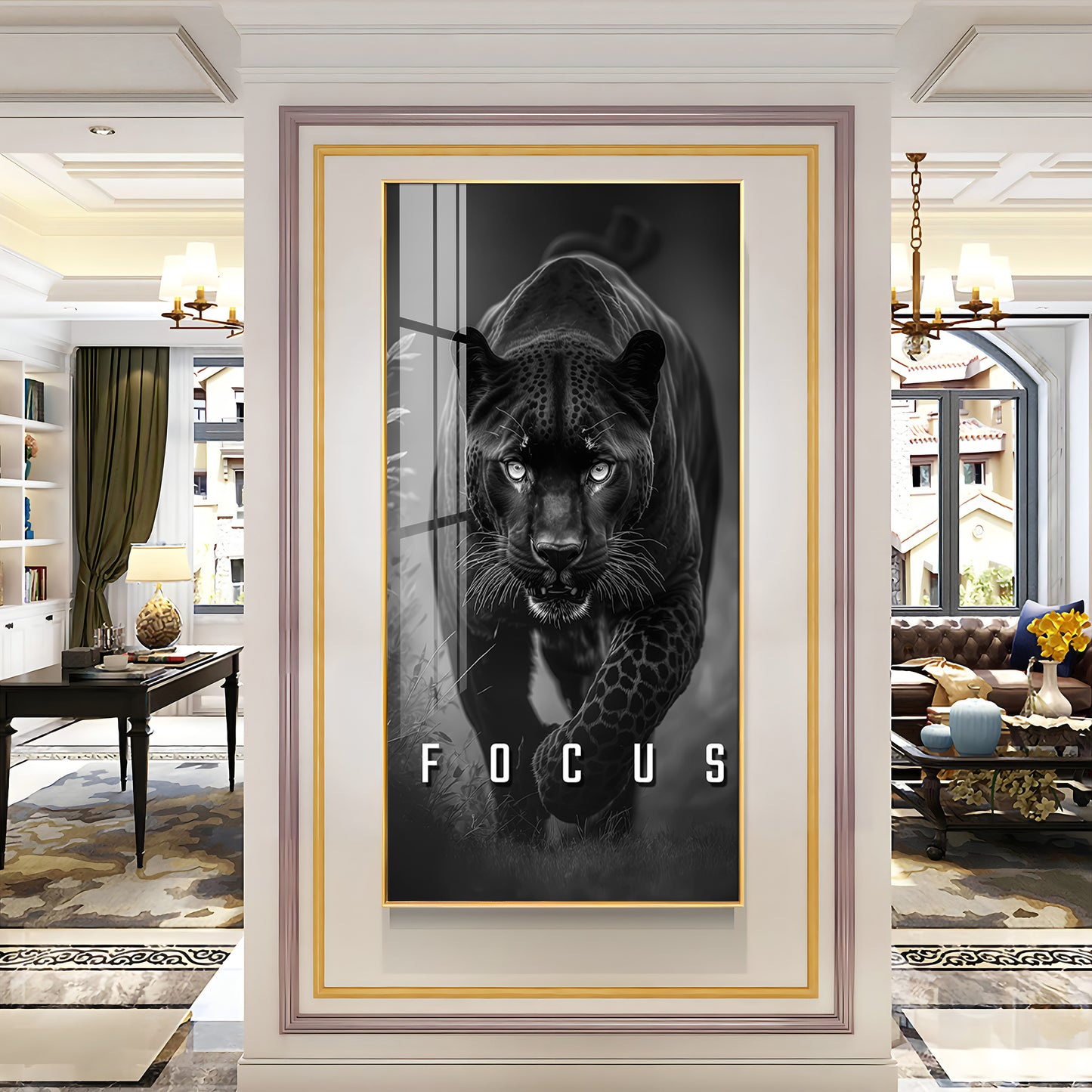 Focus Premium Acrylic Vertical Wall Art