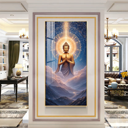 Gautama Buddha Premium Acrylic Vertical Wall Art