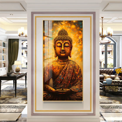 Buddha Serenity Premium Acrylic Vertical Wall Art