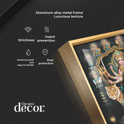 Hindu Goddess Premium Acrylic Square Wall Art