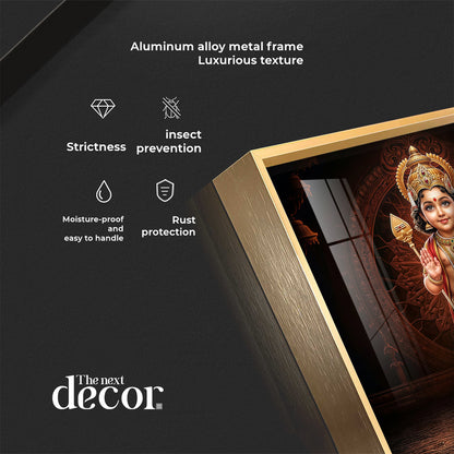 Bhagwan Murugan Ji Premium Acrylic Square Wall Art