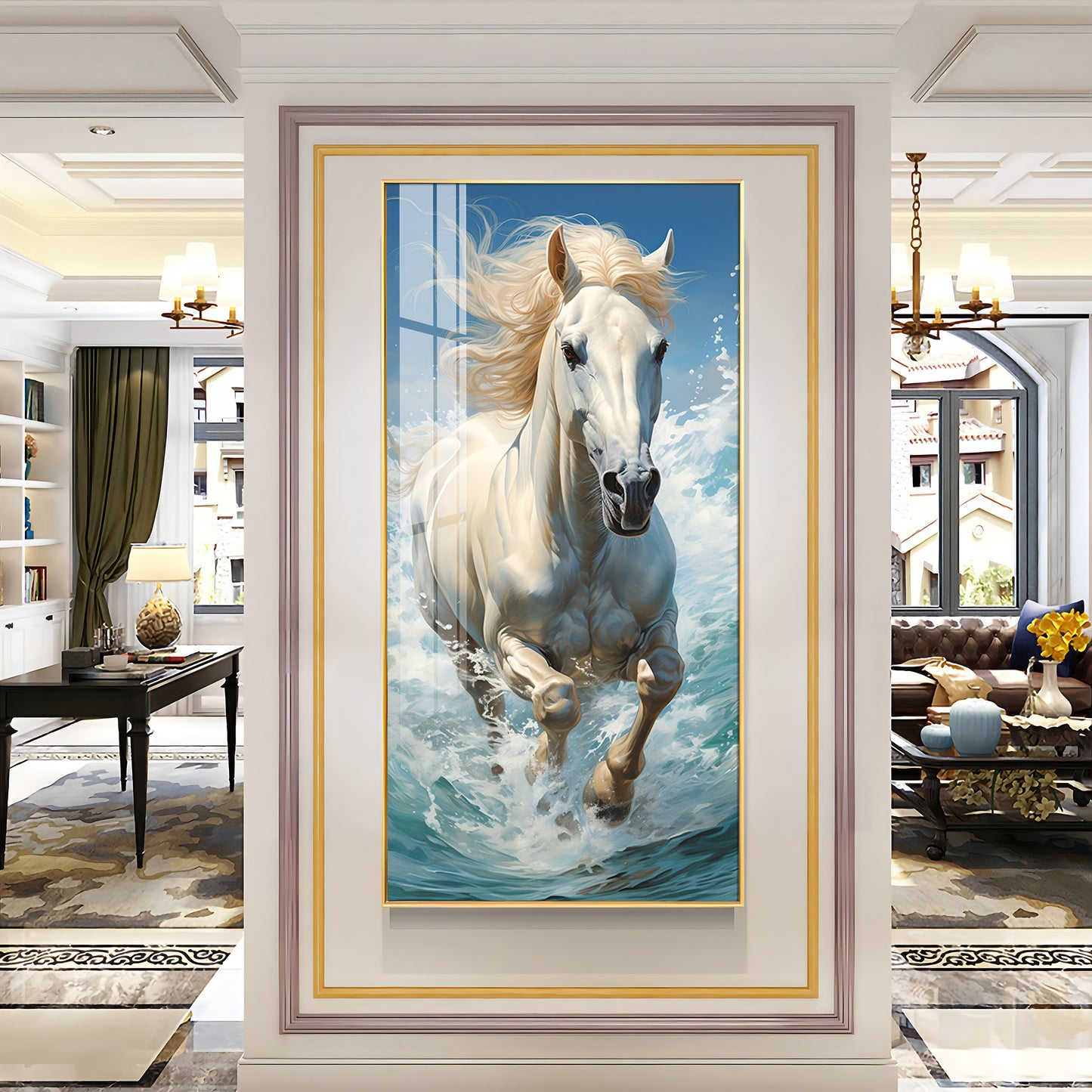 Charismatic Horse Premium Acrylic Vertical Wall Art