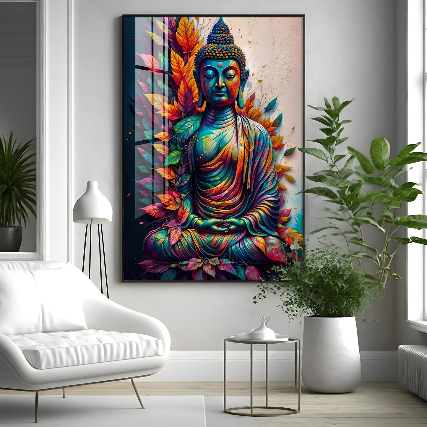 Perpetual Buddha Premium Acrylic Vertical Wall Art