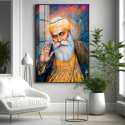 Divine Guru Ji Premium Vertical Acrylic Wall Art