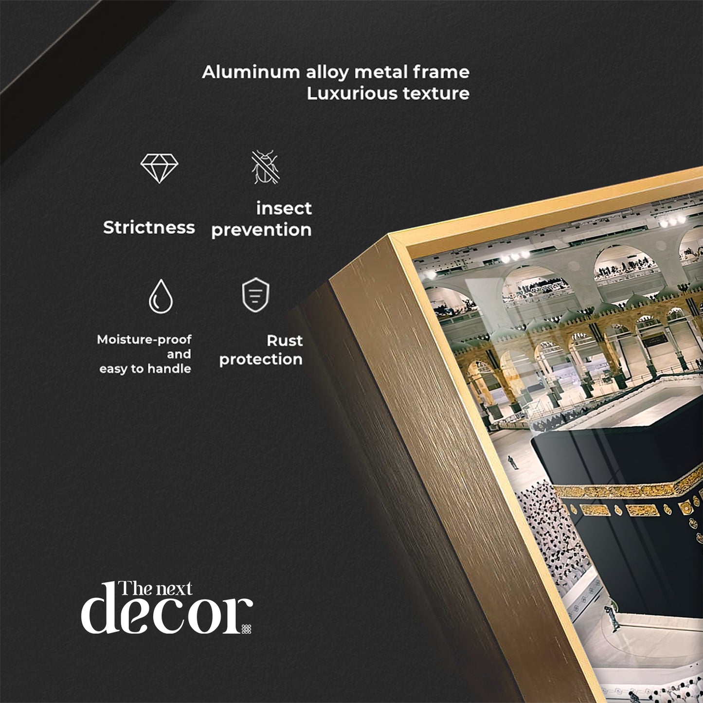 Mecca Premium Acrylic Vertical Wall Art