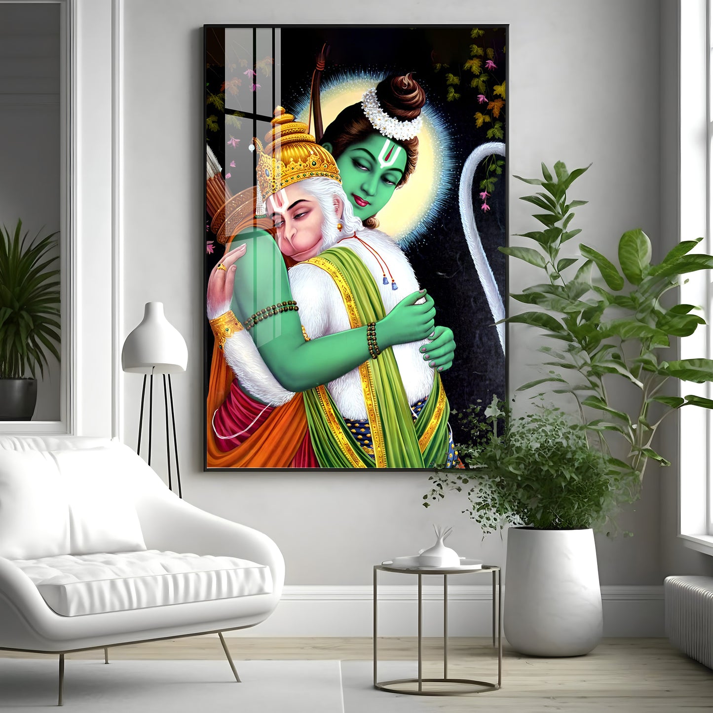 Harmonious Hearts Premium Vertical Acrylic Wall Art