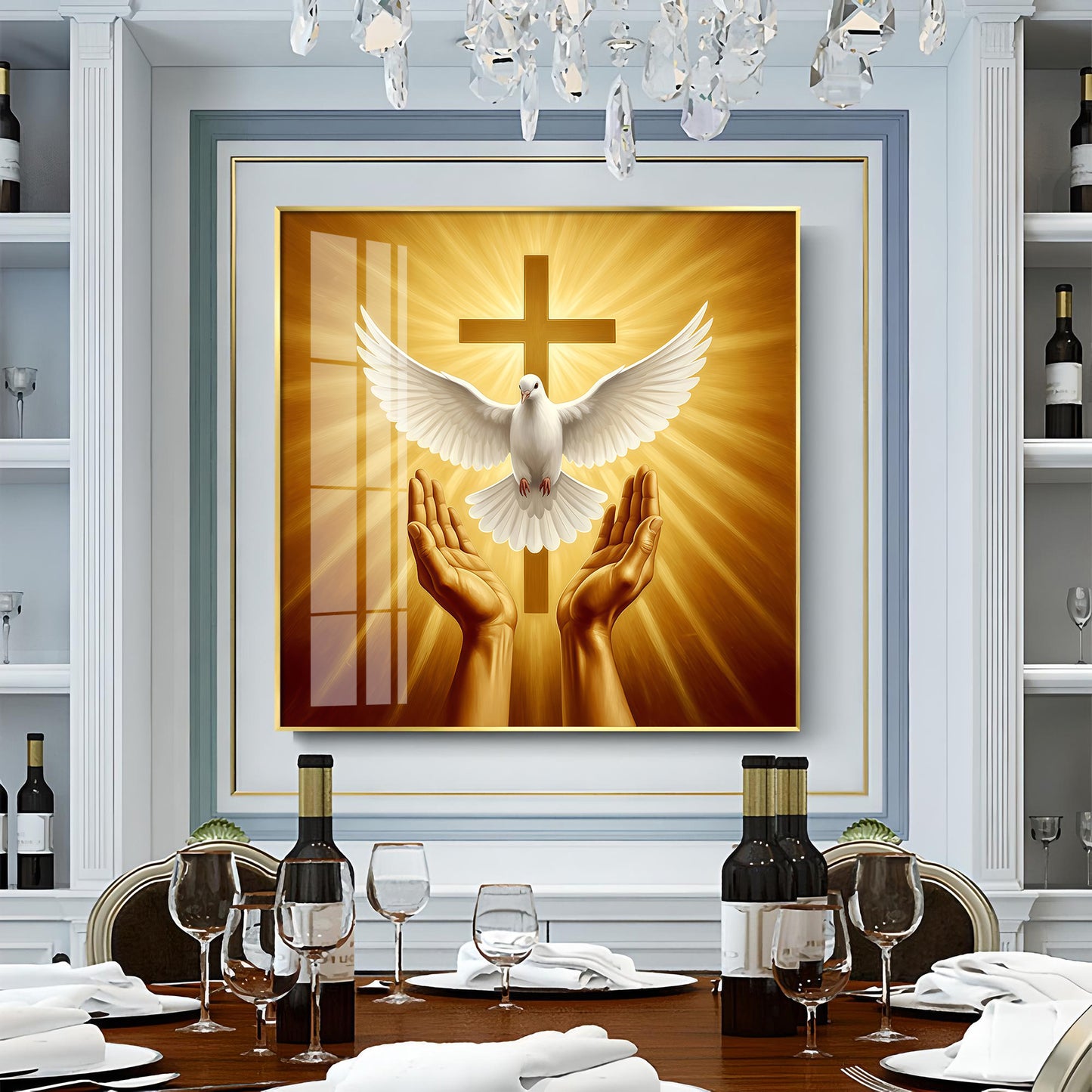 Pavitra Bible Vachan Premium Acrylic Square Wall Art