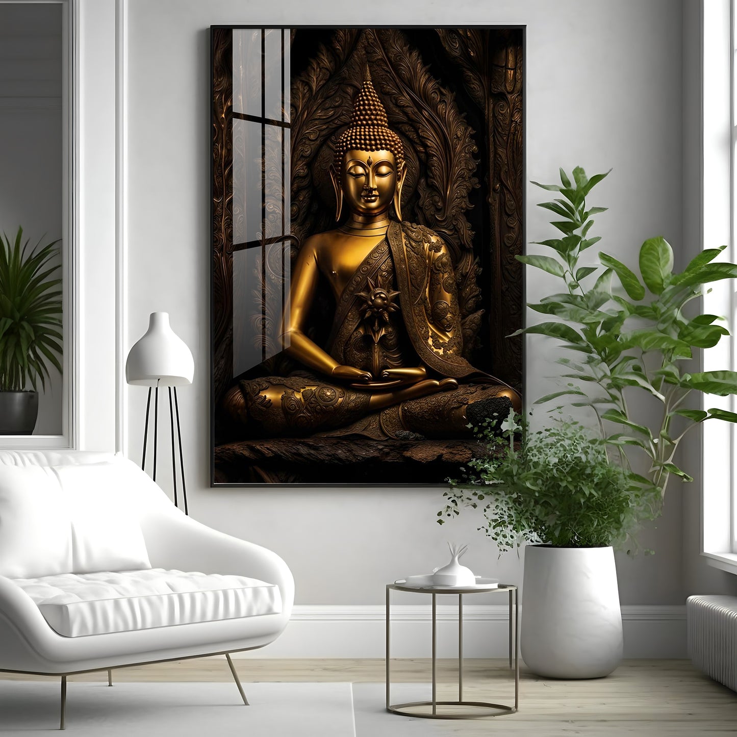 Radiant Serenity Premium Acrylic Vertical Wall Art