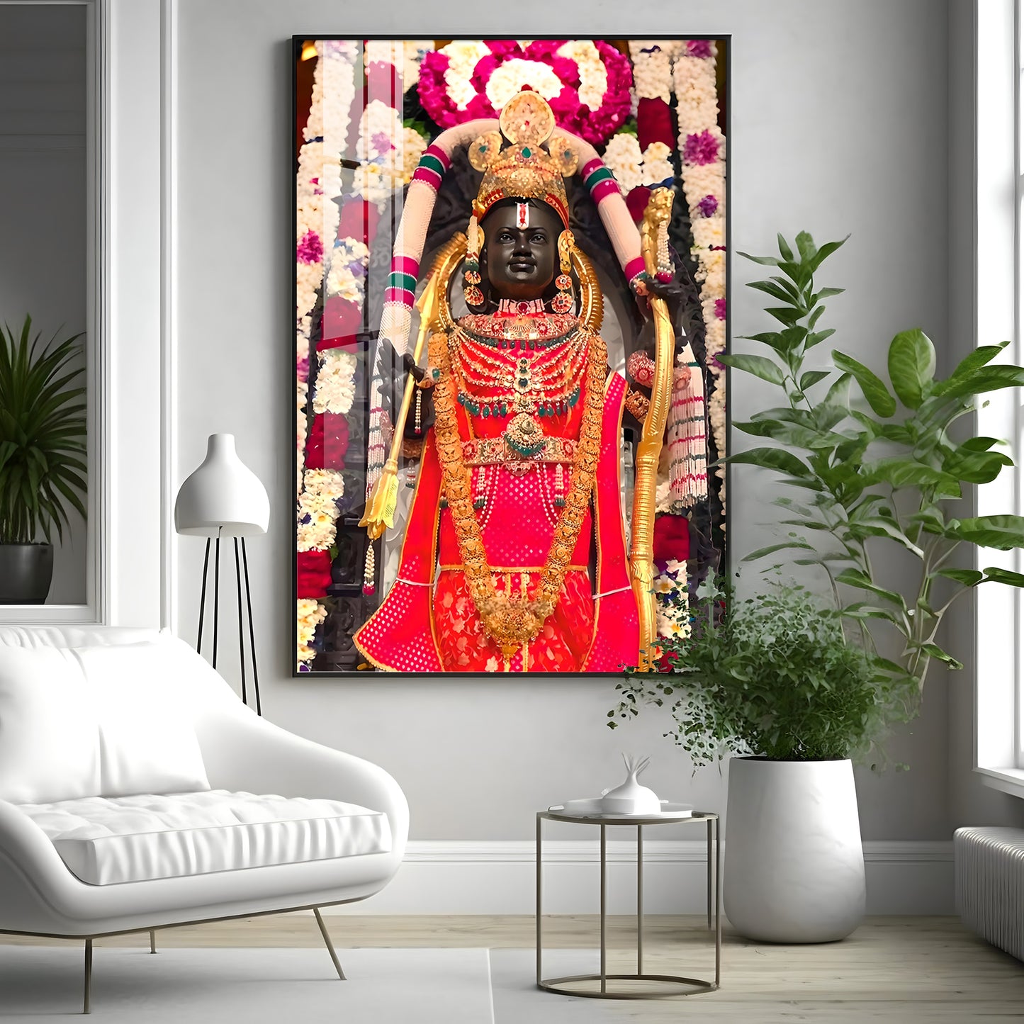 Ram Lalla Premium Acrylic Vertical Wall Art