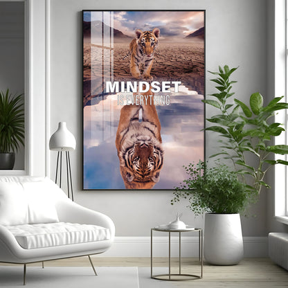 Mindset Is Everything Premium Acrylic Vertical Wall Art