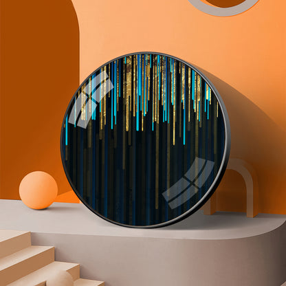 Colorful Palette Premium Acrylic Round Wall Art