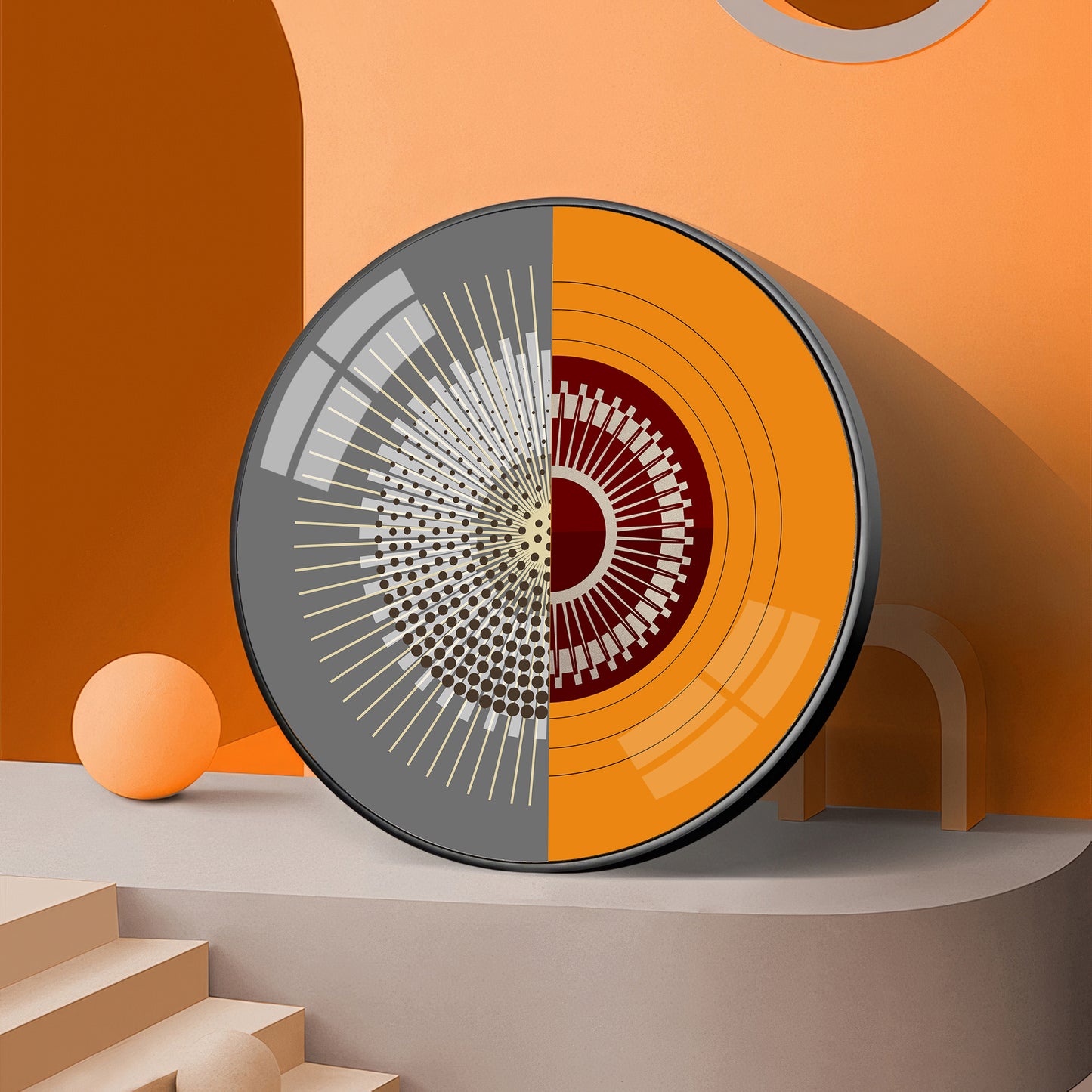 Artful Aura Premium Acrylic Round Wall Art