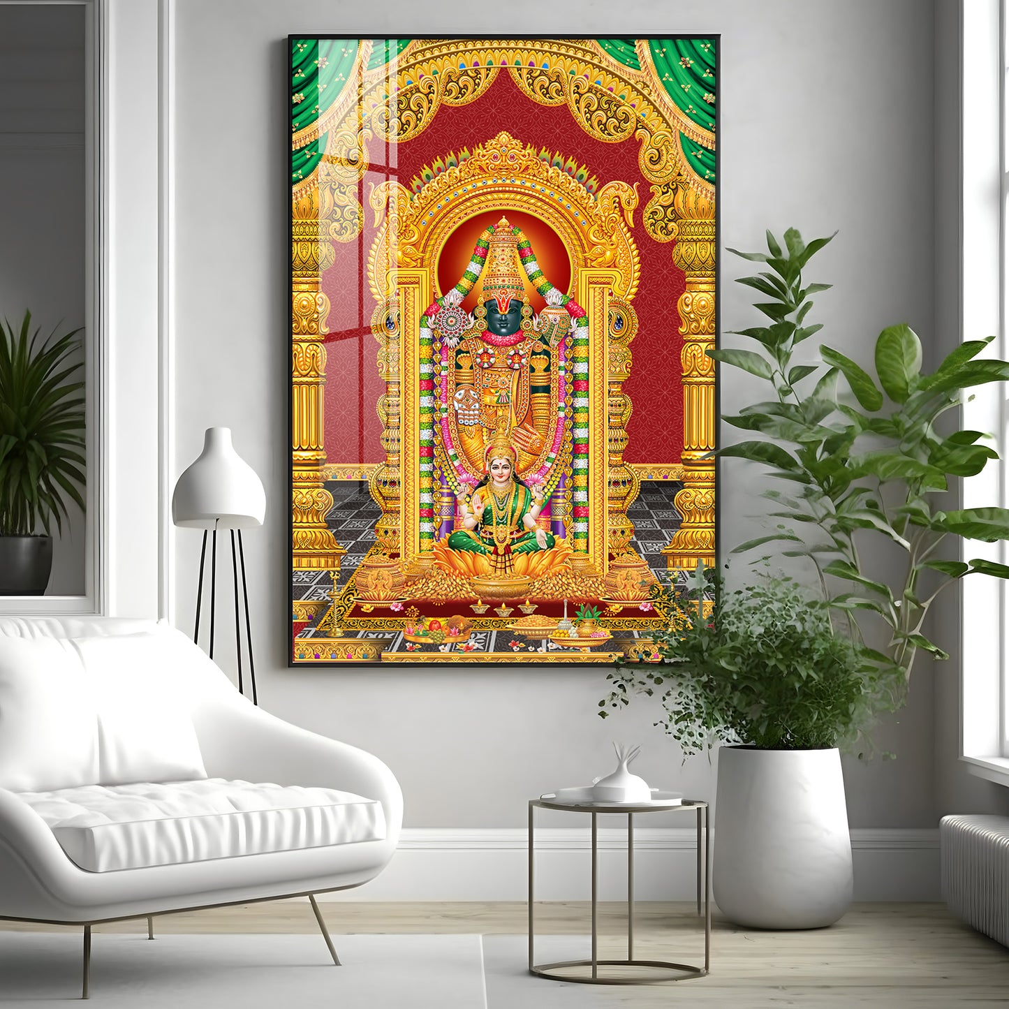 Lord Balaji Essence Premium Acrylic Vertical Wall Art