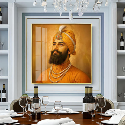 Dhan Dhan Guru Govind Ji Premium Acrylic Square Wall Art