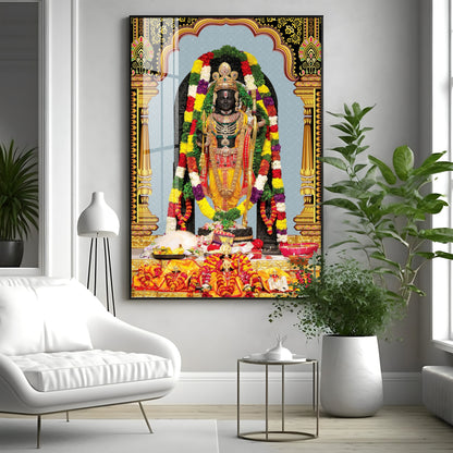 Divine Blossom Rama Premium Acrylic Vertical Wall Art