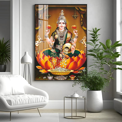 Goddess in Tranquility Premium Vertical Acrylic Wall Art