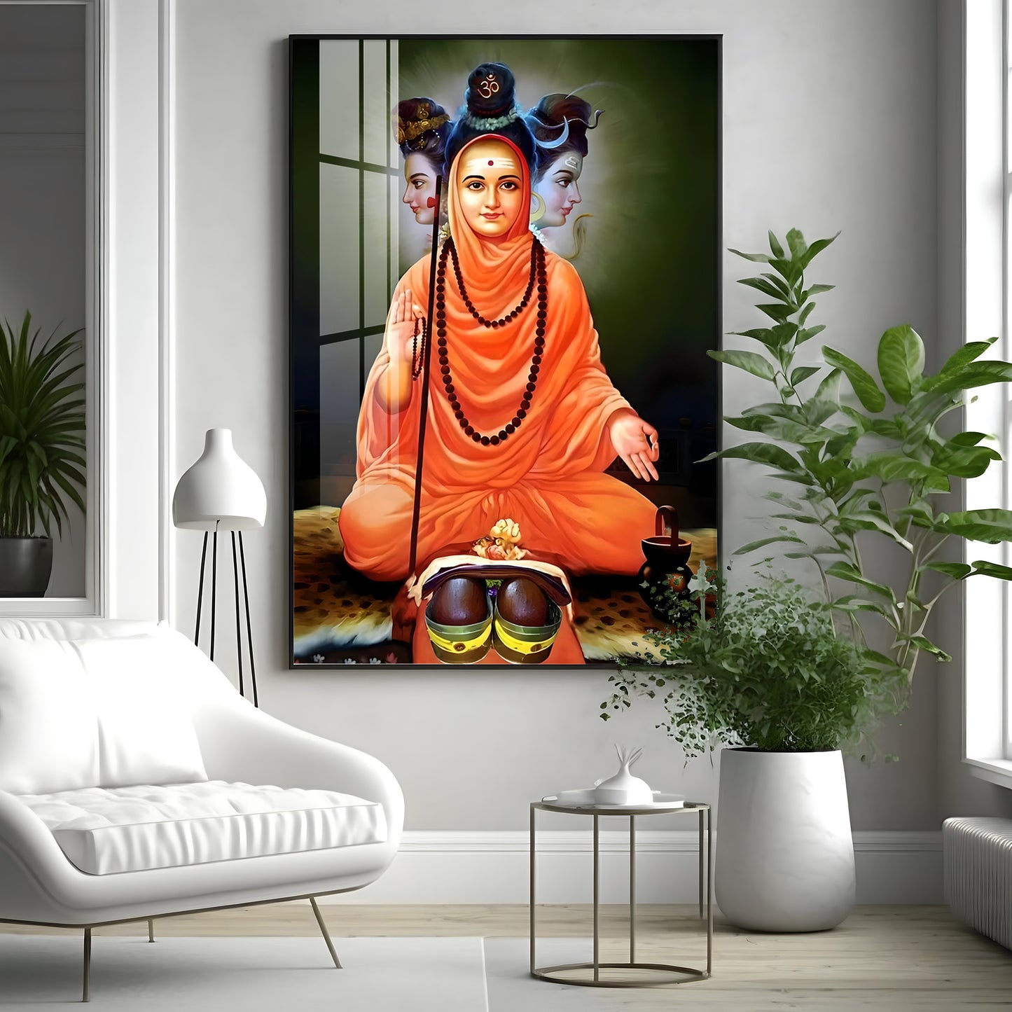 Portrait of Divine Authority Premium Vertical Acrylic Wall Art