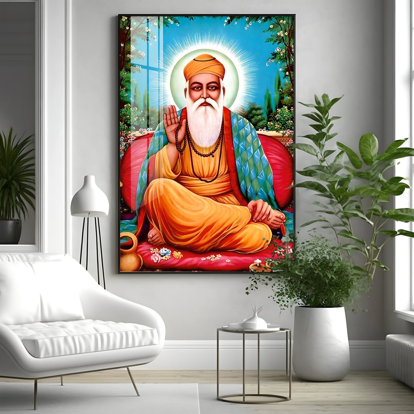 Tranquil Guru Ji Premium Vertical Acrylic Wall Art