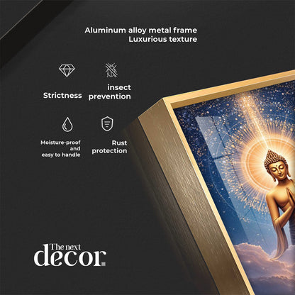 Gautama Buddha Premium Acrylic Vertical Wall Art