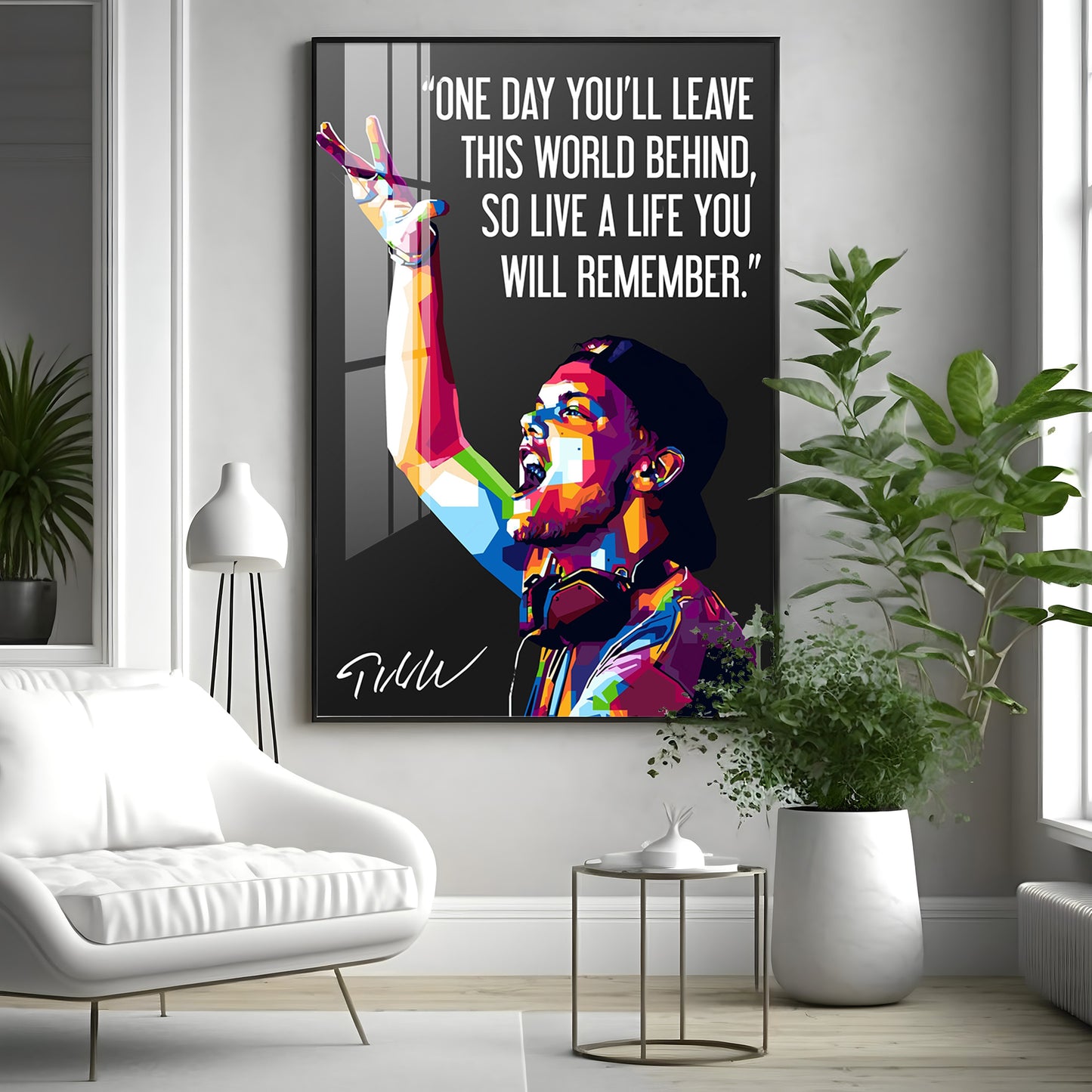 One Day You'll Leave This World Behind Premium Acrylic Vertical Wall Art