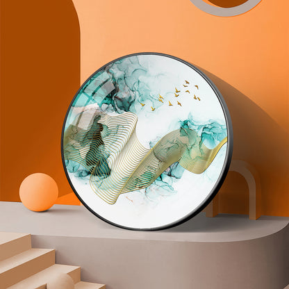 Gilded Vision Premium Acrylic Round Wall Art