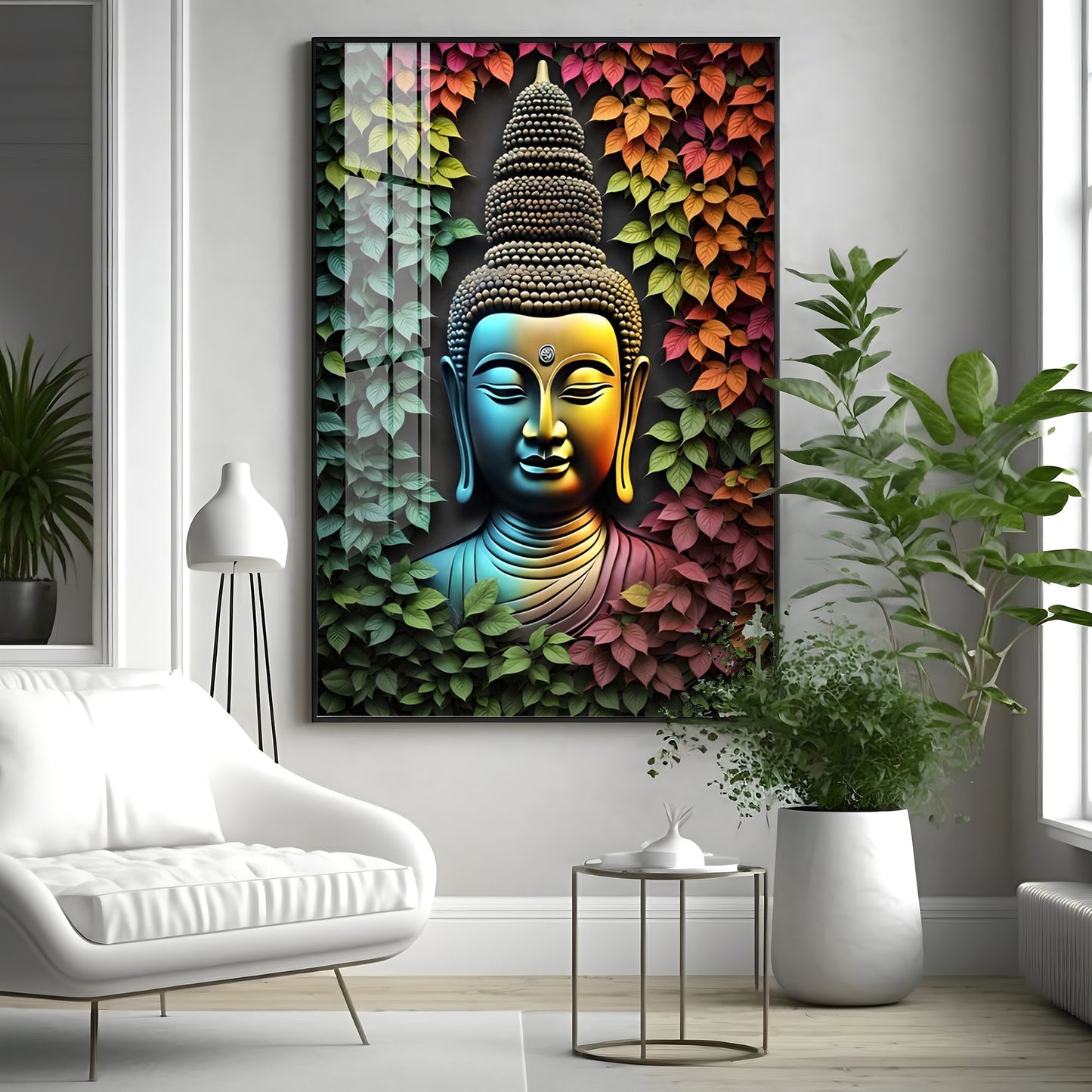 Beautiful Buddha Premium Acrylic Vertical Wall Art