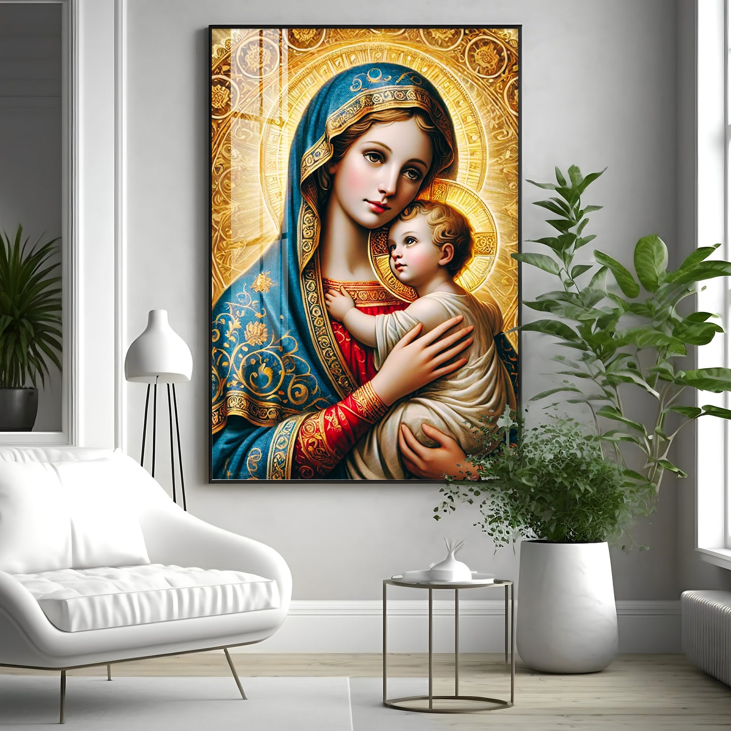 Celestial Grace Premium Acrylic Vertical Wall Art