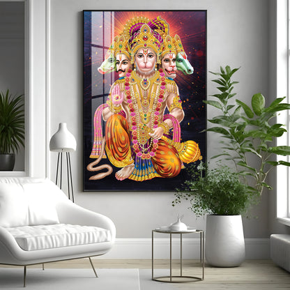 Hanuman's Valo Premium Vertical Acrylic Wall Art