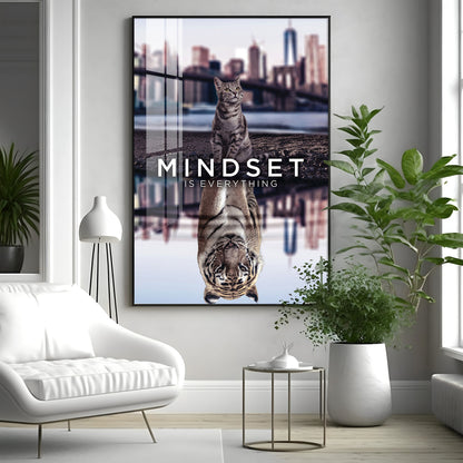 Mindset Is Everything Premium Acrylic Vertical Wall Art