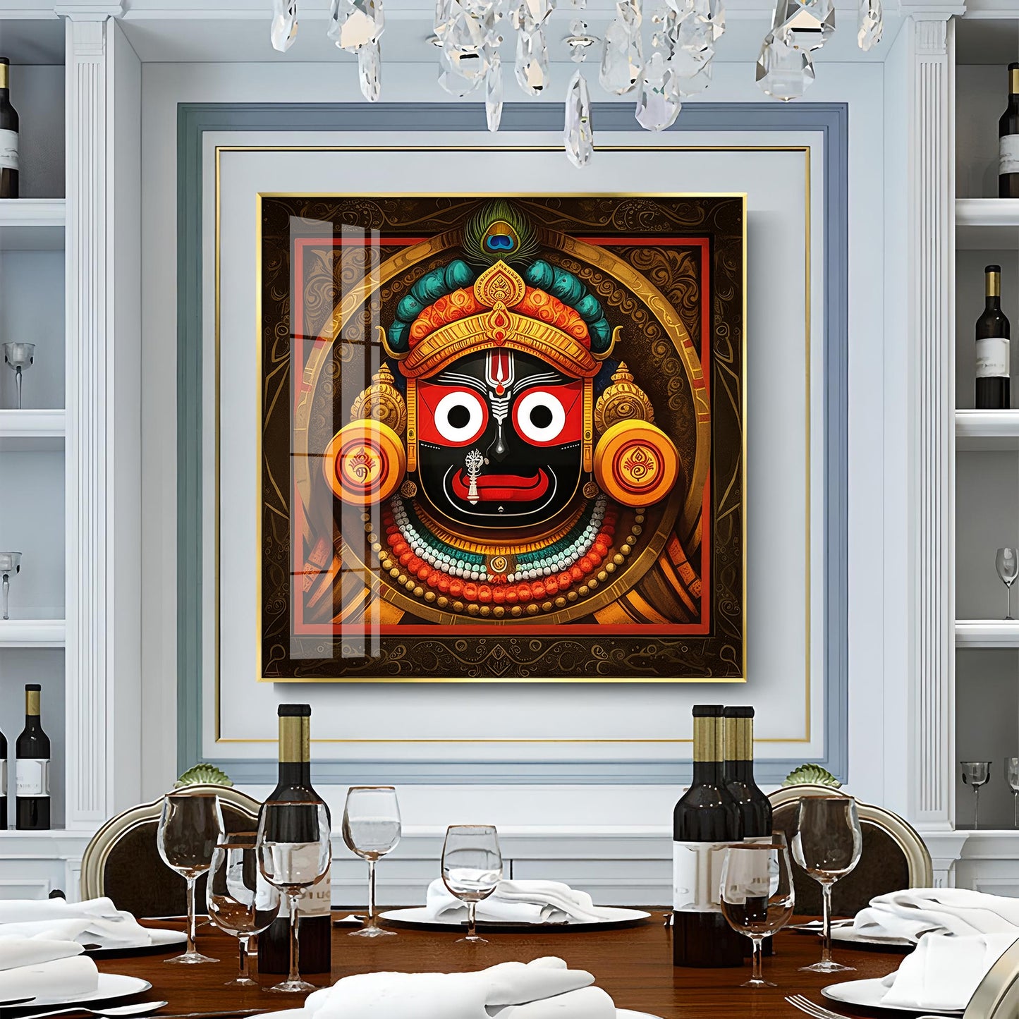 Jagannath Prabhu Premium Acrylic Square Wall Art