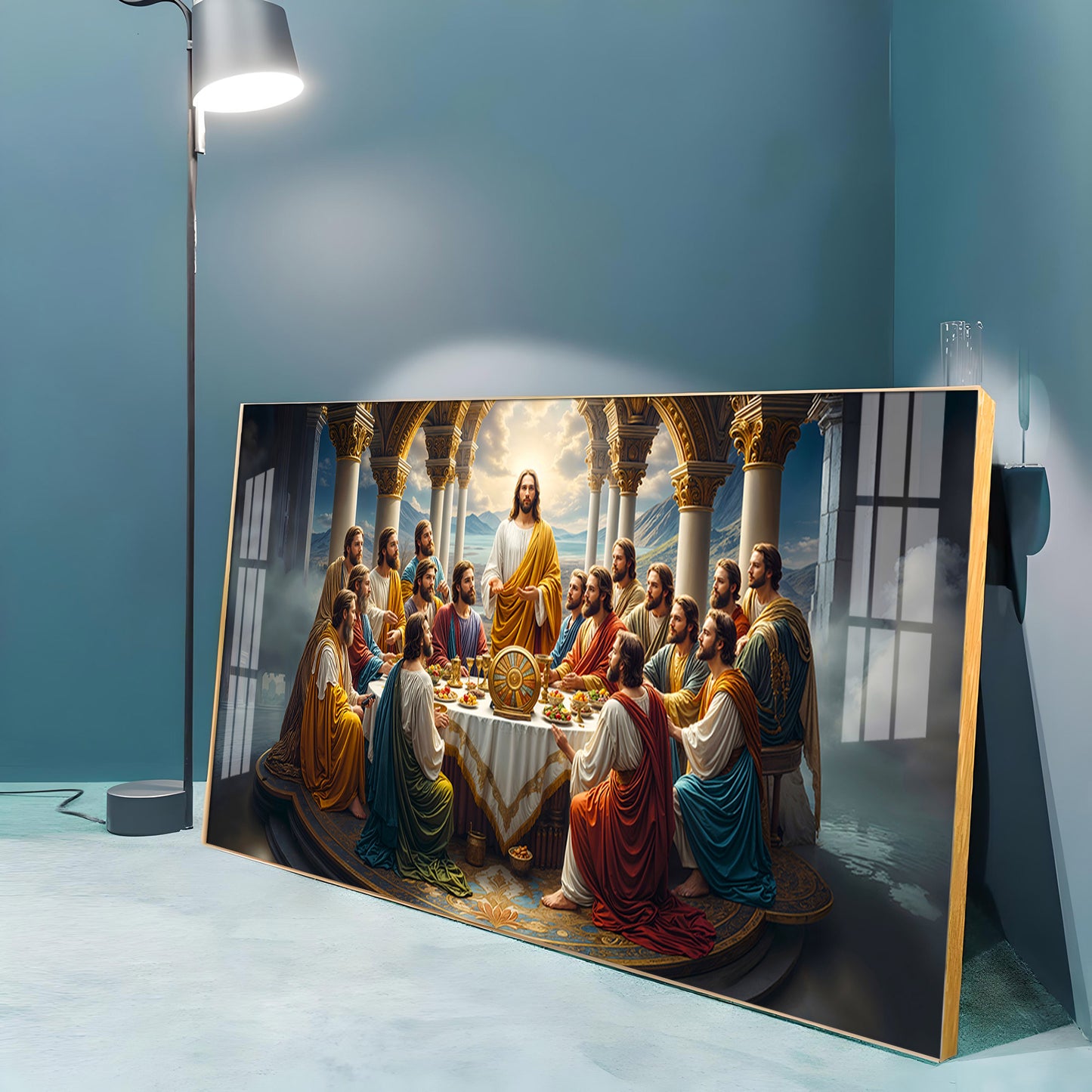 Jesus Supper Legacy Premium Acrylic Horizontal Wall Art