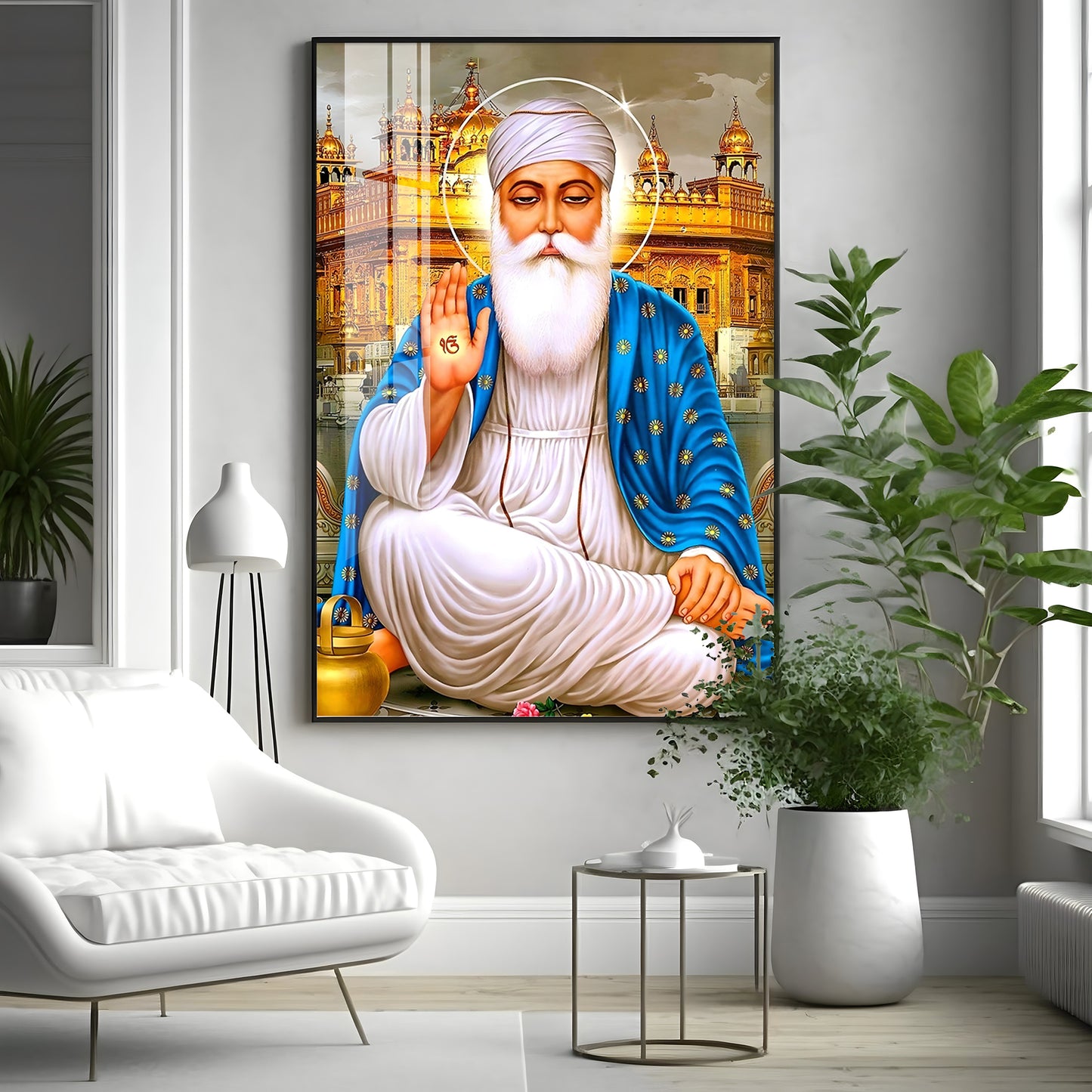 Guidance Of Guru Ji Premium Vertical Acrylic Wall Art