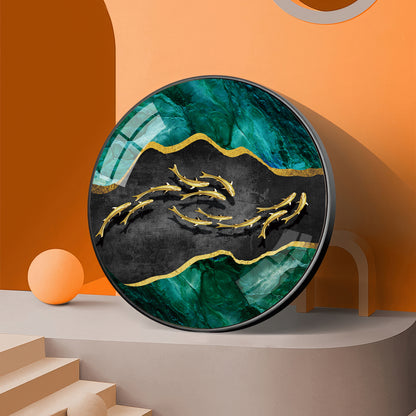 Regal Fish Premium Acrylic Round Wall Art