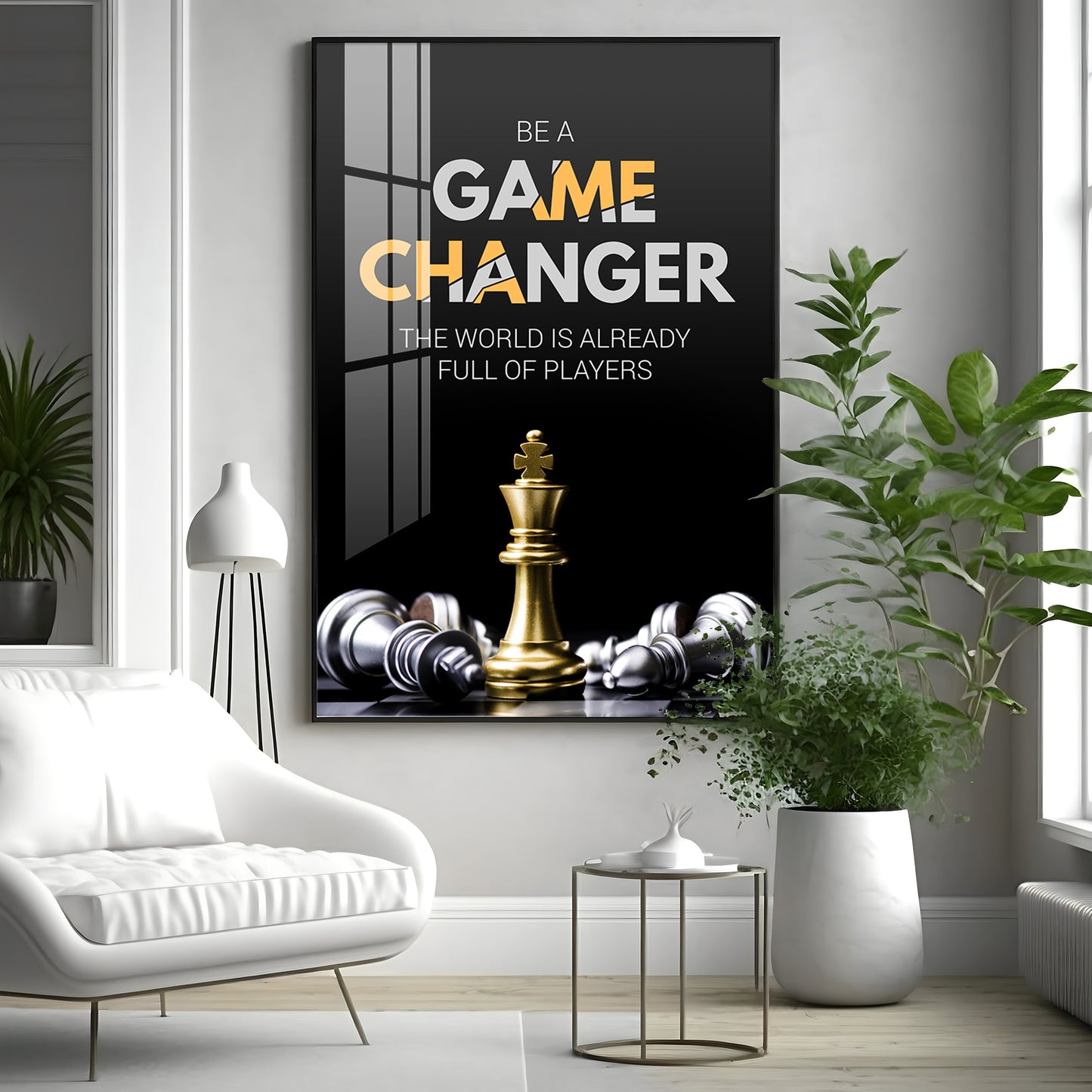 Be A Game Changer Premium Acrylic Vertical Wall Art