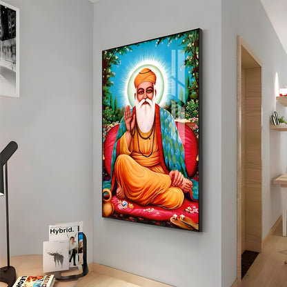 Tranquil Guru Ji Premium Vertical Acrylic Wall Art