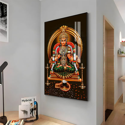 Annapurna Devi Premium Acrylic Vertical Wall Art