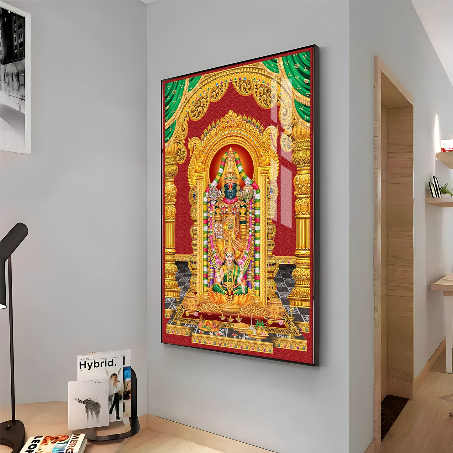 Lord Balaji Essence Premium Acrylic Vertical Wall Art