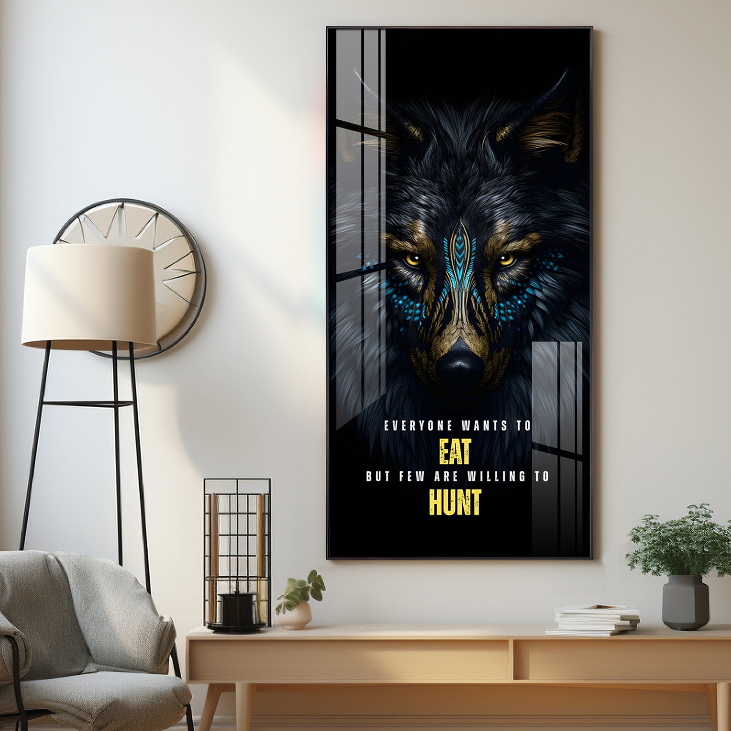 Everyone Wants To Eat Premium Acrylic Vertical Wall Art